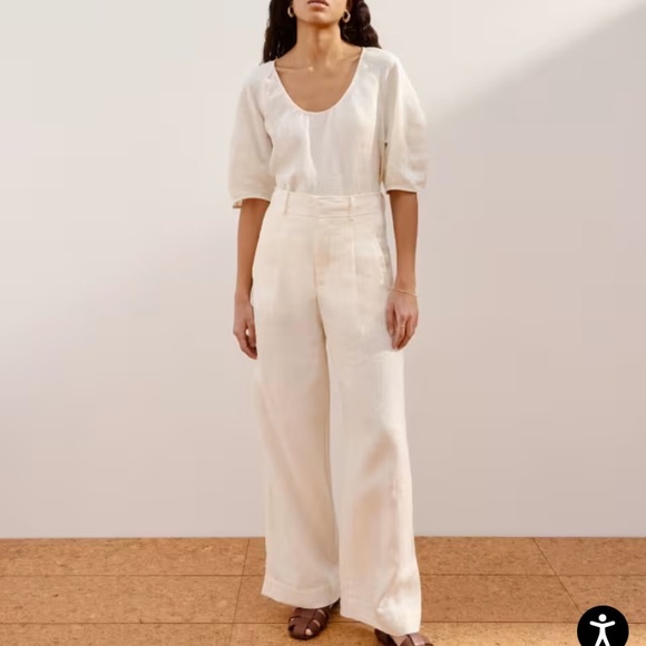 Everlane Way-High Linen Drape pants - Picture 5 of 16